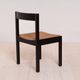 Vintage dining set, 4 chairs, extendable dining table, rope seating, 1970s