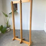 Bookcase on solid beech legs from the 80s