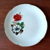 Service à dessert 12 assiettes orchies moulin des loups motif traviata