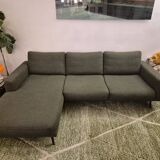 BoConcept Carlton model corner sofa in green Lazio fabric