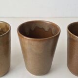 Set of 4 glasses in gres