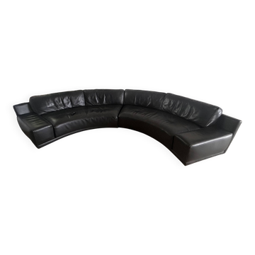Leather sofa set model solstice roche bobois