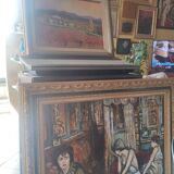 Tableau par Lorraine Jordan intitulé le mas à Lacoste