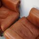 Vintage Dutch Cognac-Coloured Leather Club Chairs, Set of 2