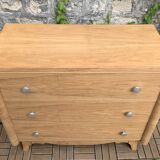 Commode art déco chêne brut
