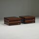 Set of 2 Tetra tables by Bernard Vuarnesson for Bellato, 1980s Italy.
