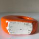 Vase céramique orange  vintage Annees 70