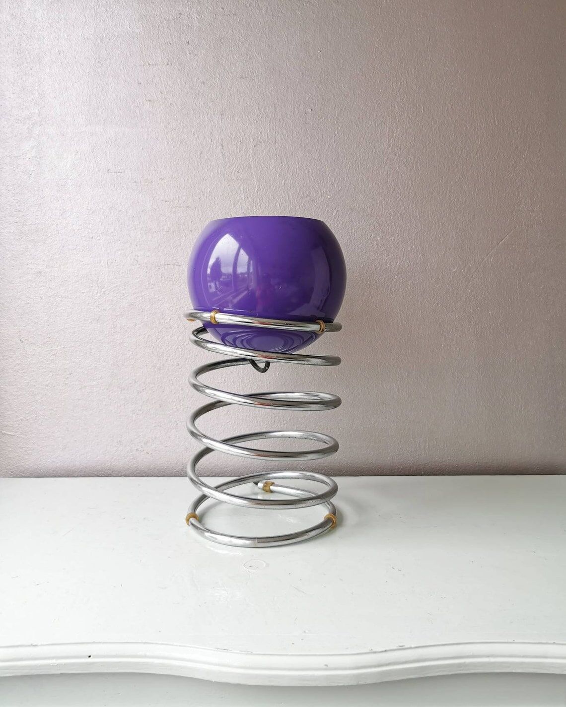 Vintage spiral lamp 70s