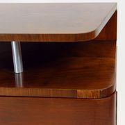 Ensemble de deux tables de chevet Bauhaus, Tchécoslovaquie, années 1950