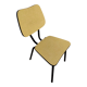 Chaise en formica jaune 1960