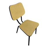 Yellow formica chair 1960