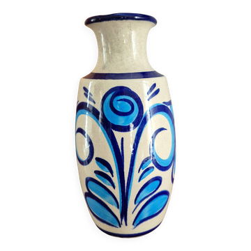 Vintage turquoise vase from West Germany.