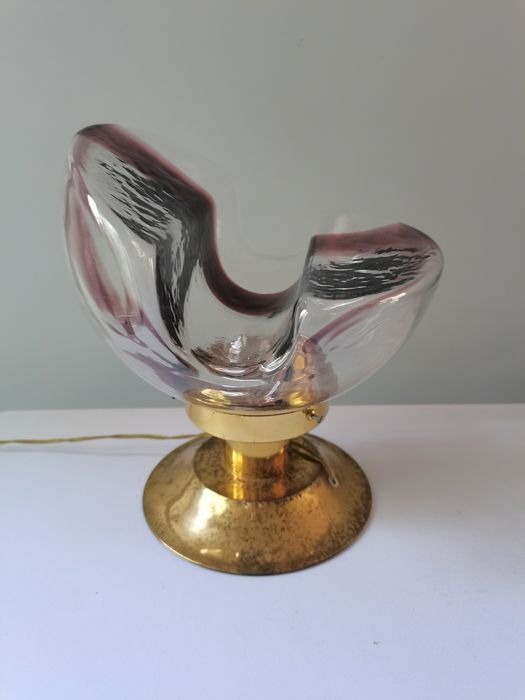 Lampe Italienne en verre Mazzega