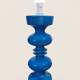 Blue ceramic lamp