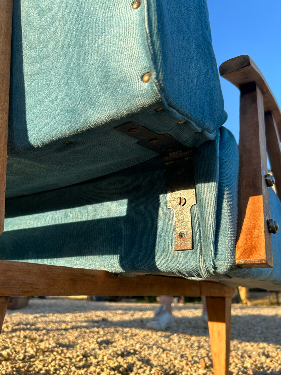 Scandinavian sofa bed touch velvet