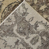 Classic beige & brown vintage rug, 211x155 cm