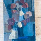 Oil on canvas stylized bouquet