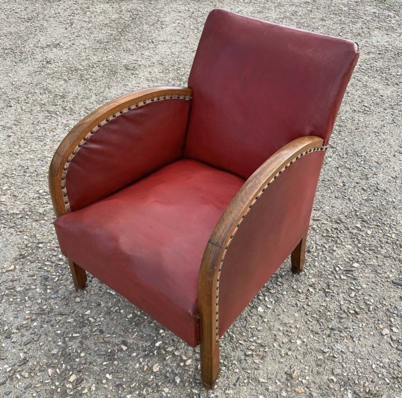 Fauteuil club art déco 1950