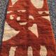 Terracotta and ecru Moroccan Mrirt rug 300x200 cm – abstract pattern