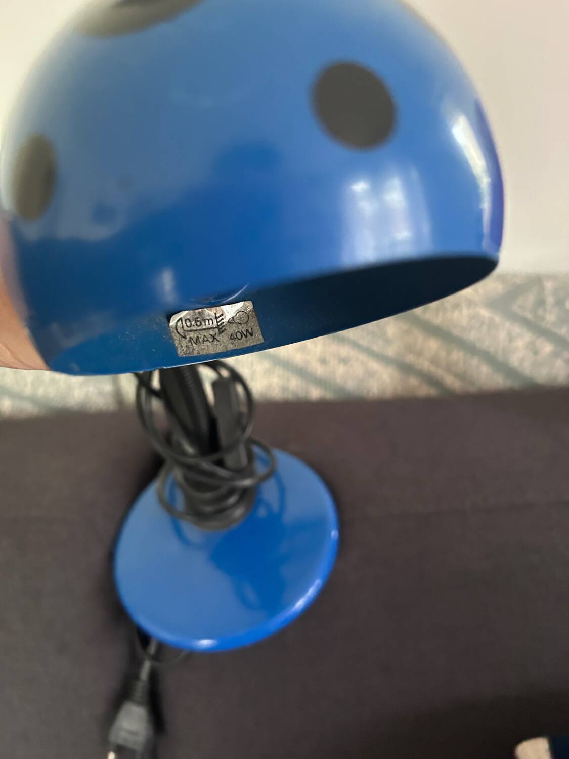 Brilliant post-modernist ladybug lamp