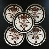 Set of 5 signed plates