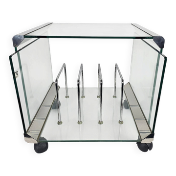 Table d'appoint roulantes Gallotti & Radice - Pierangelo Gallotti - Italie - années 70