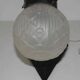Lampe  fer forgé art déco