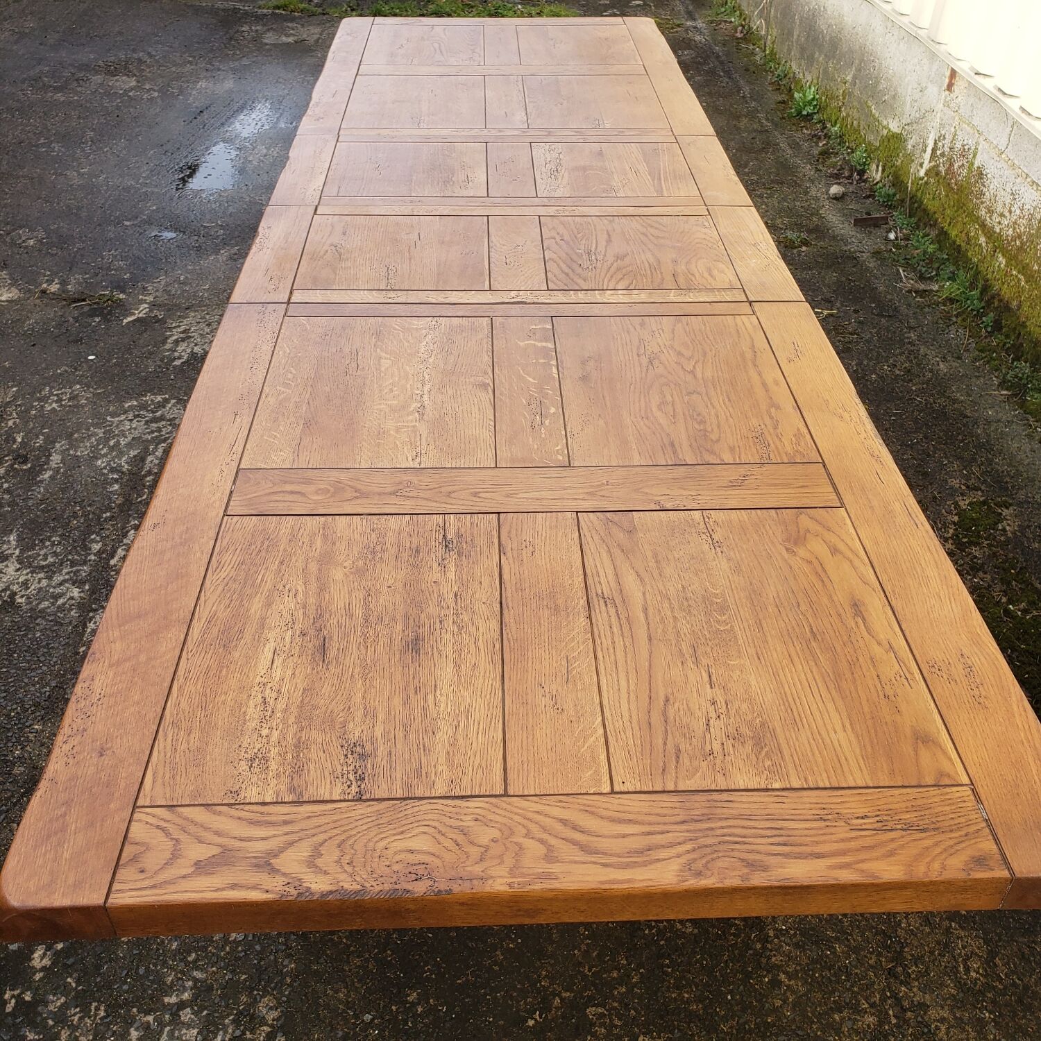 Wooden table 290 cm