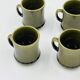 Lot 6 Espresso Cups Deco Hälsingborg Bari 15/1 Olive