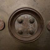 Old wood and metal safe 19th century