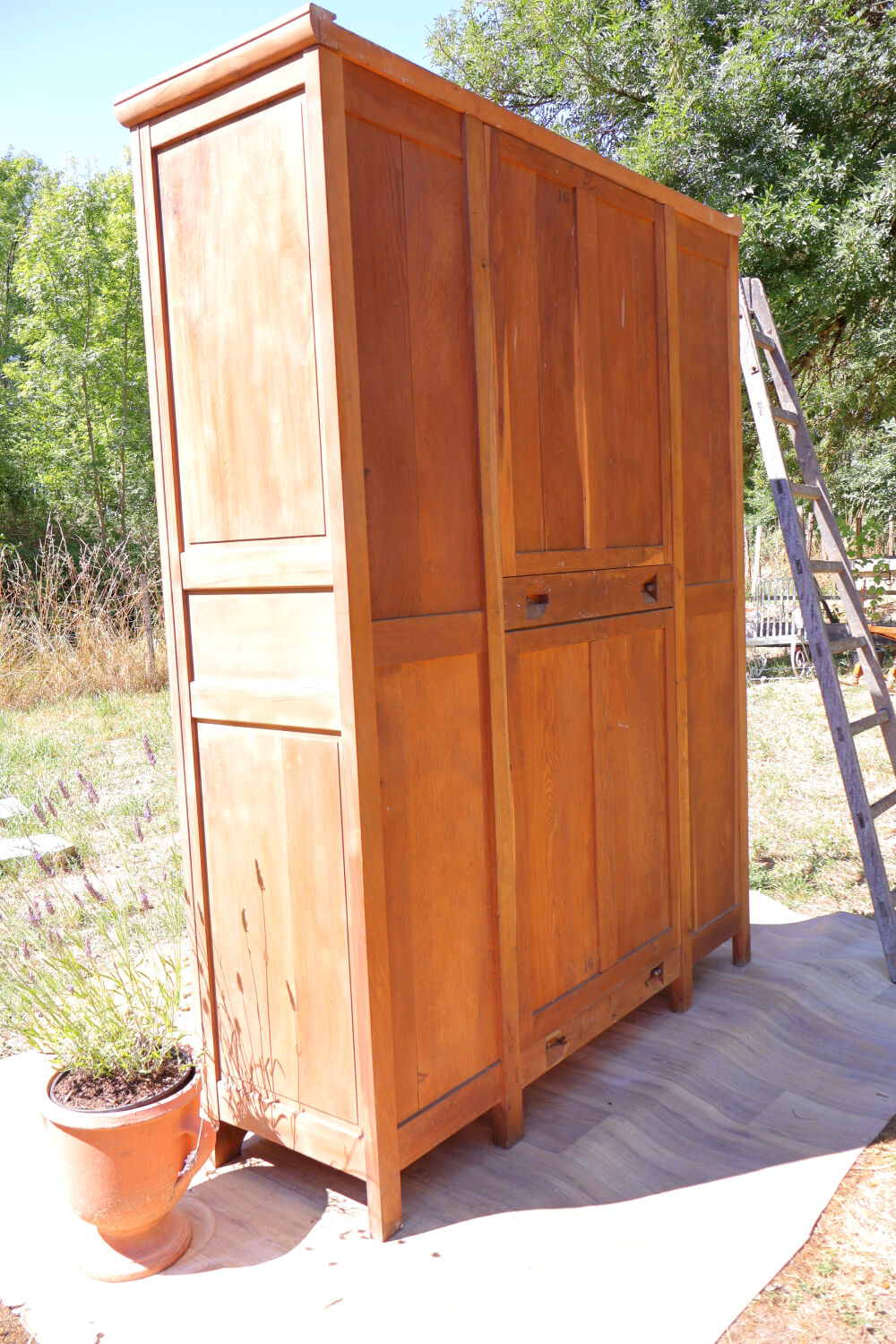 Art Deco cabinetmaker's wardrobe