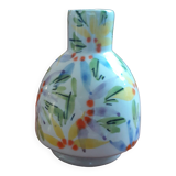 Vintage Italian vase with floral decoration