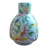 Vintage Italian vase with floral decoration