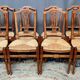 Ensemble de 8 chaises de la période Directoire française.