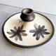 Danish 70s ceramic candle holder by MIT Stoneware