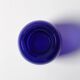 Vase en verre bleu cobalt, Italie années 1970