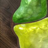 Solid Wood Appetizer Tray with 3 Compartments