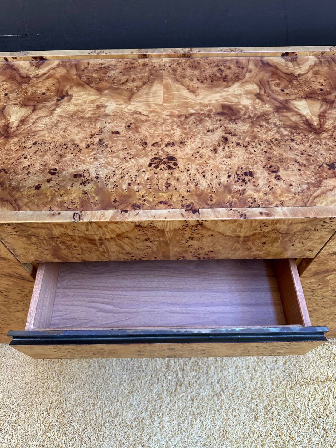 Enfilade by Willy Rizzo in elm wood.