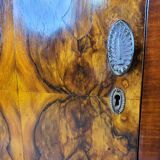 Art deco dining room sideboard in briar with upstand, 1940s