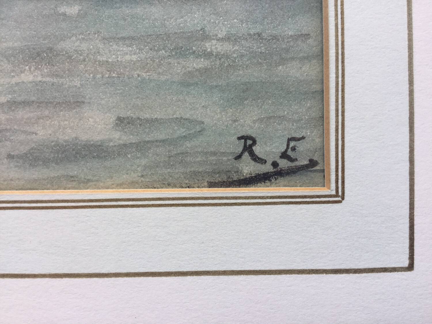 Émile RAISSIGUIER 1851-1932. The Seine at the Pont Neuf, 1884. Watercolour.