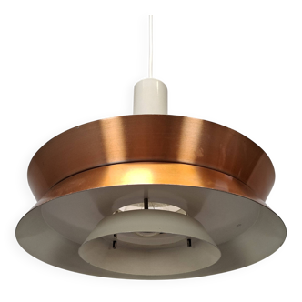 Vintage Danish Brass Pendant Light by Carl Thore for Granhaga, 1960s