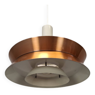 Lustre en laiton vintage danois par Carl Thore pour Granhaga, années 1960.