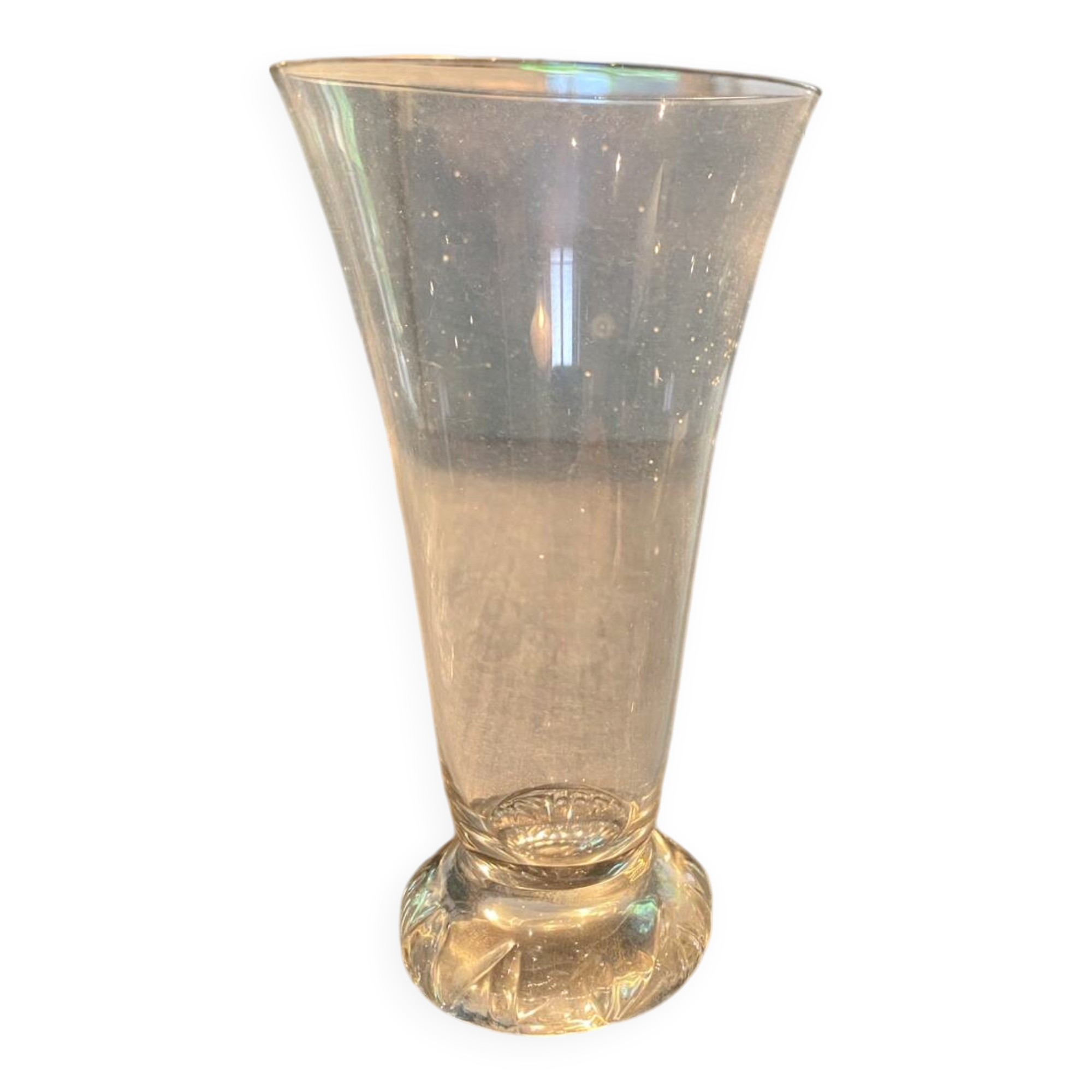Lot of 19th century tulip crystal glasses