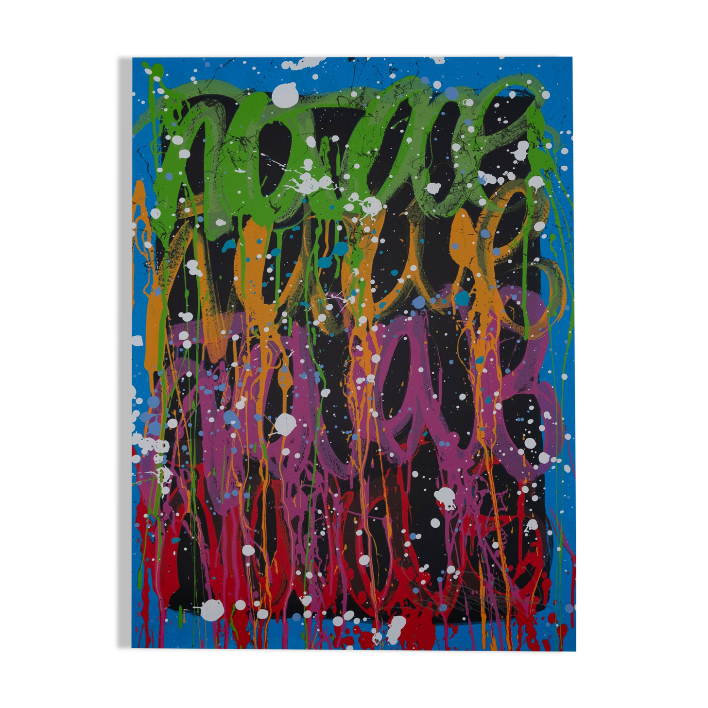 Jonone: blue ii - original signed screenprint