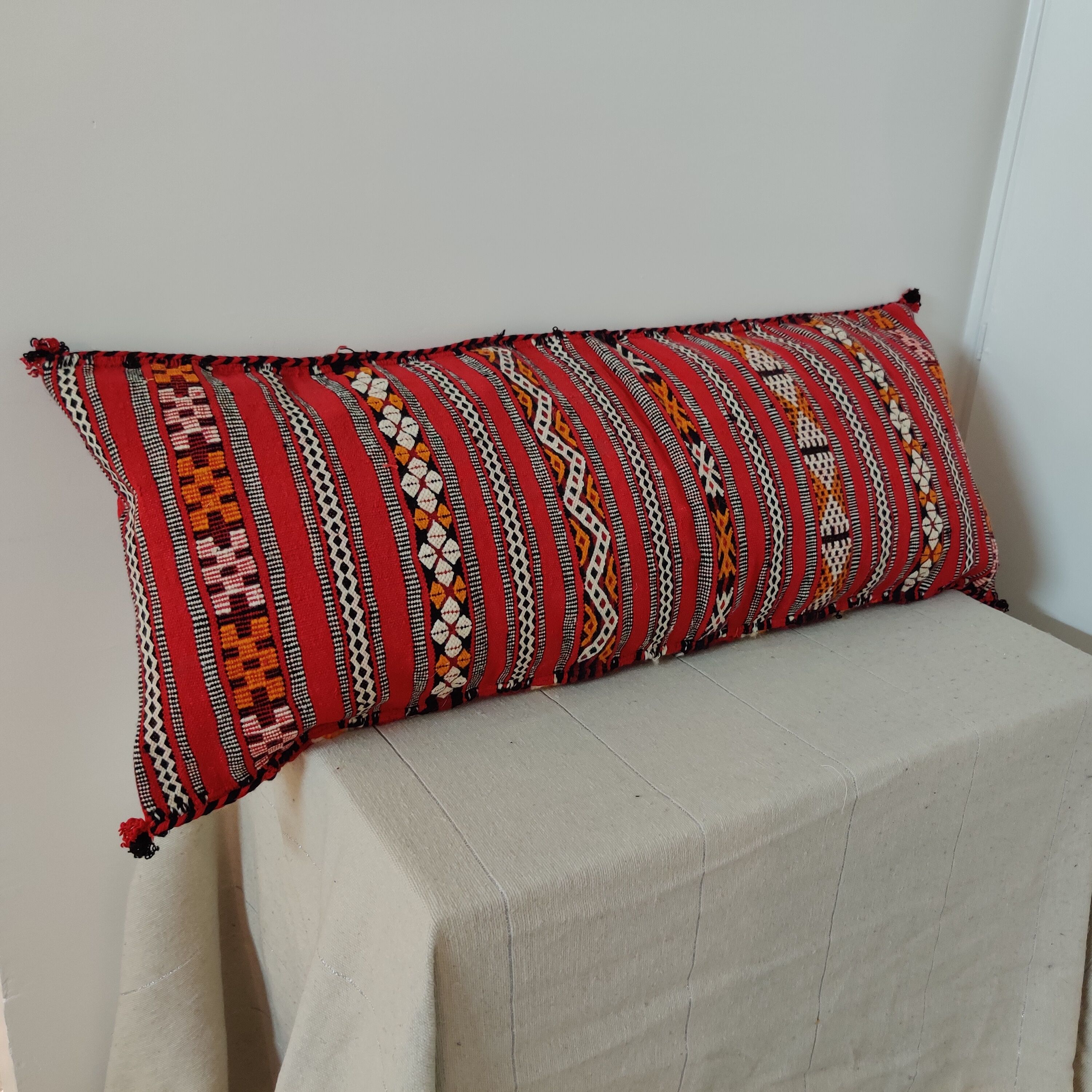 Long berber cushion moroccan vintage