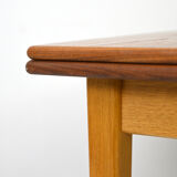 1960s Scandinavian rectangular extendable teak table
