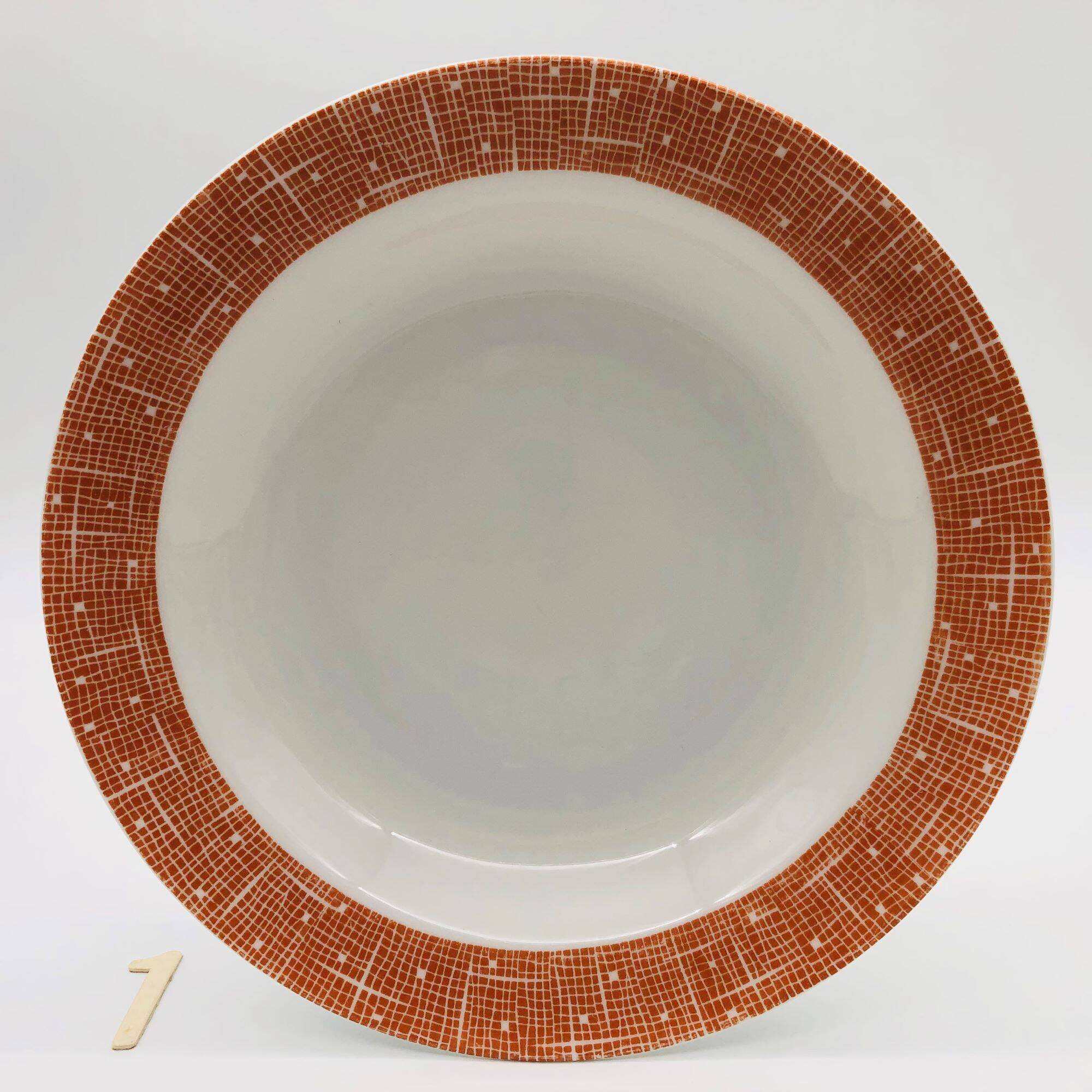 6 Porcelain Deep Plates “Winterling, Roslau - Bavaria”