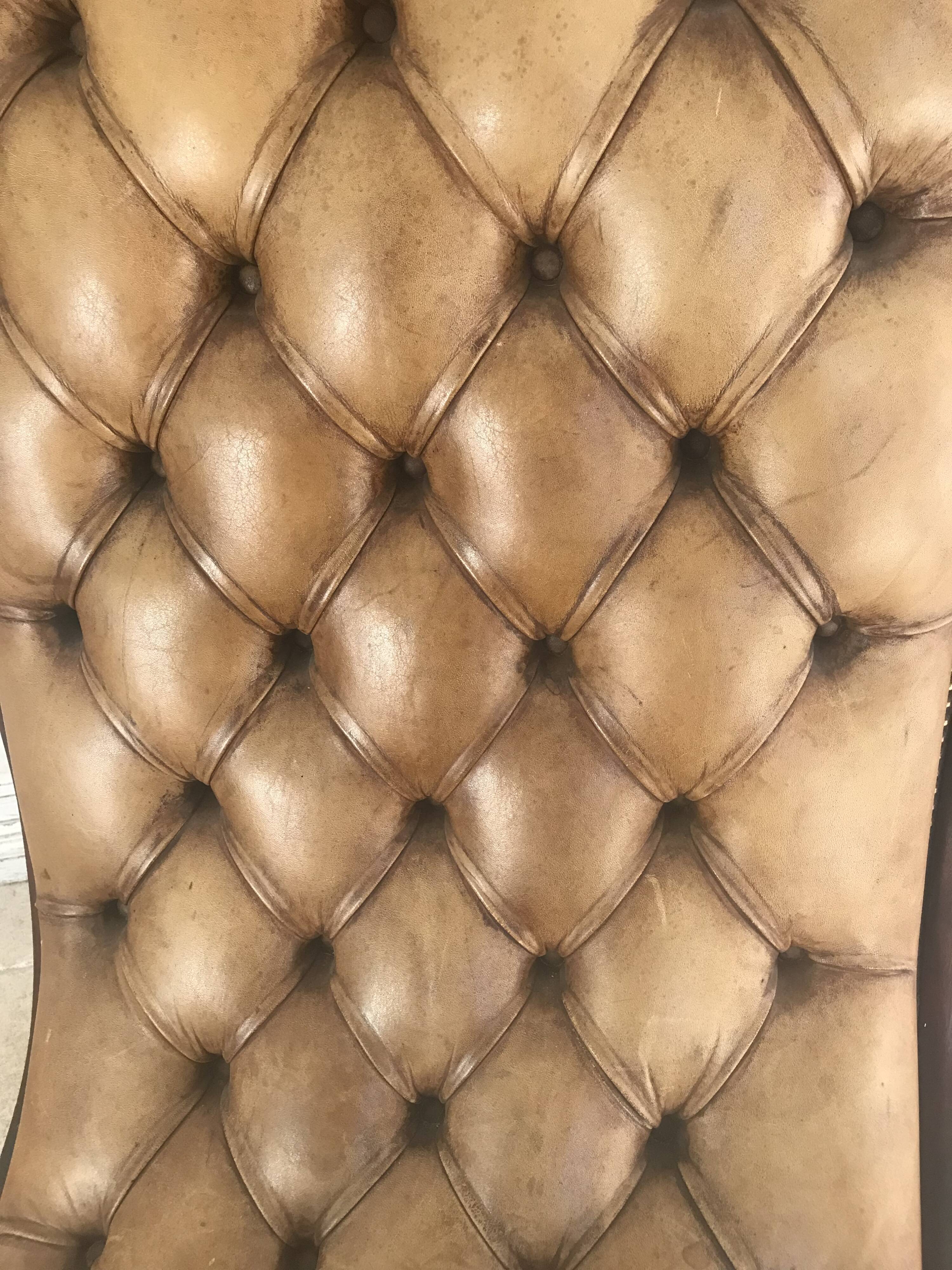 Chesterfield leather chair