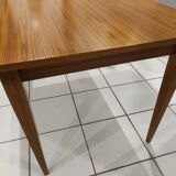 Rectangular dining table veneer rosewood vintage 1970s