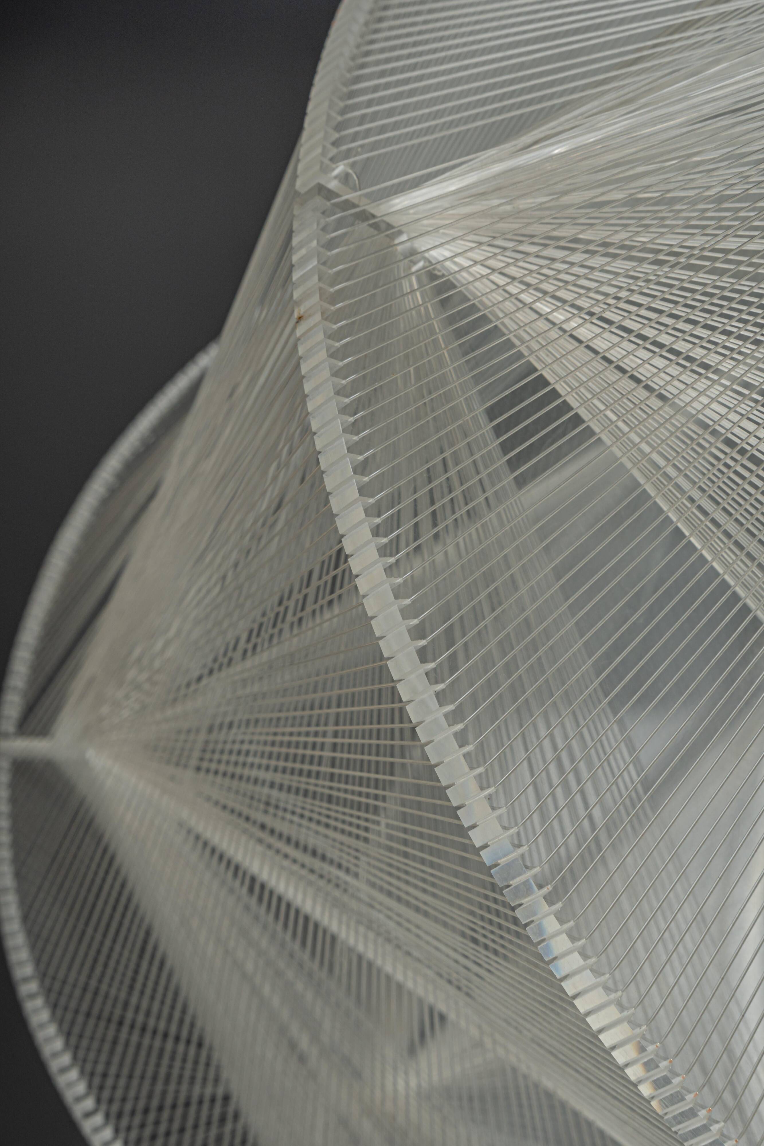 Paul Secon for Sompex - Clear wire suspension, Germany, 1970s